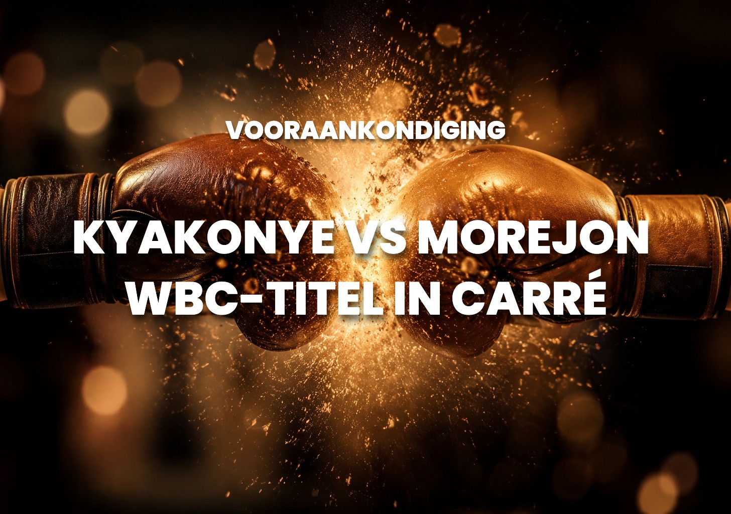 Vooraankondiging